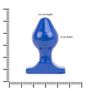 All Blue - Buttplug 16 x 8 cm - Blauw-Erotiekvoordeel.nl