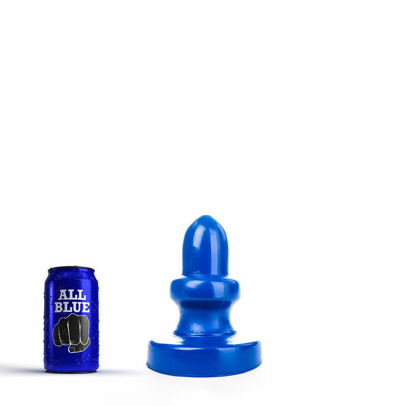 All Blue - Buttplug 17 x 8 cm - Blauw