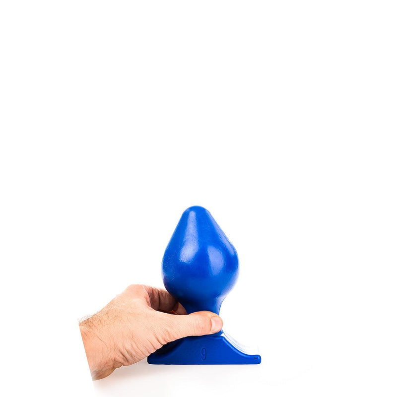 All Blue - Buttplug 17 x 9 cm - Blauw-Erotiekvoordeel.nl