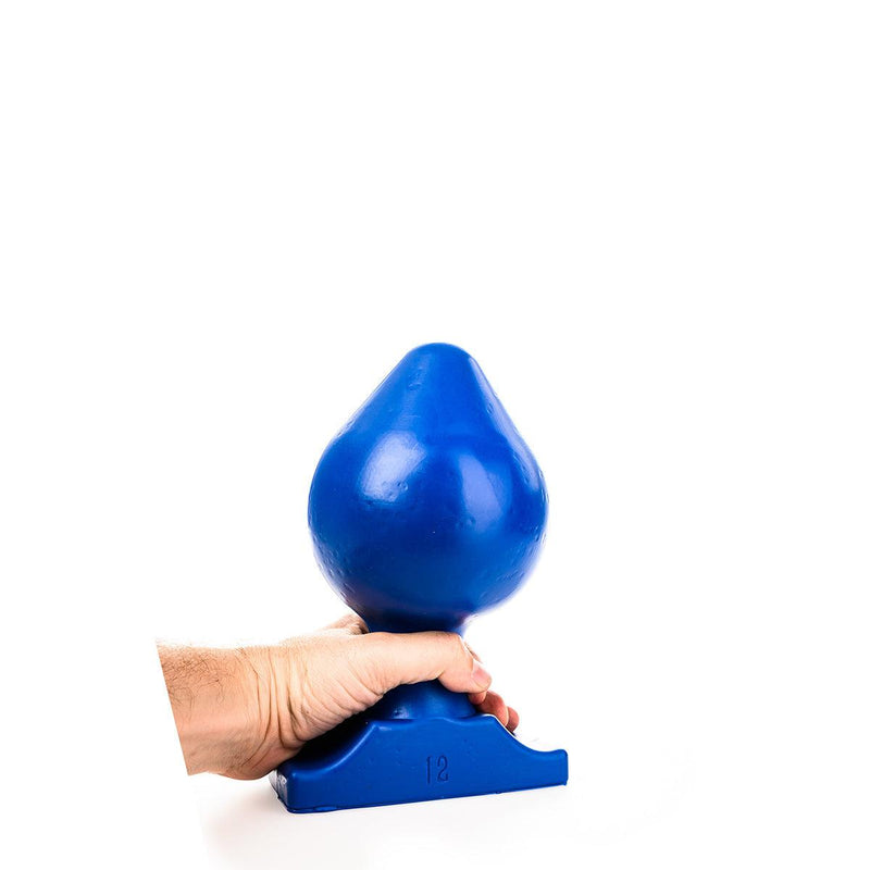 All Blue - Buttplug 22,5 x 12 cm - Blauw