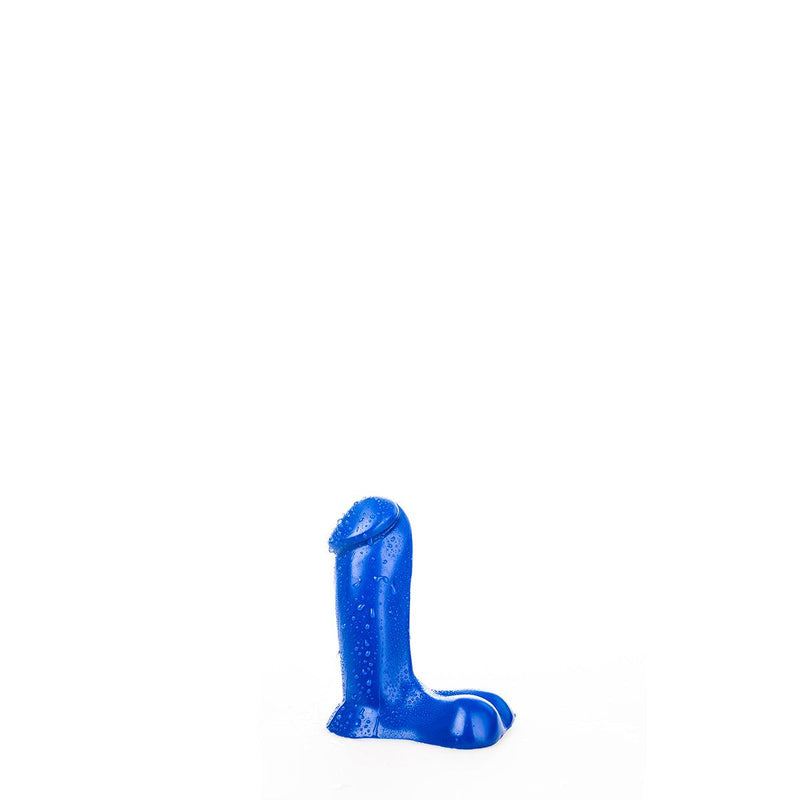 All Blue - Dildo 14 x 5 cm - Blauw