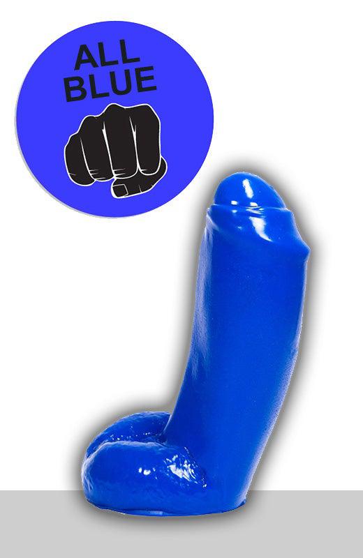 All Blue - Dildo 18 x 5.5 cm - Blauw