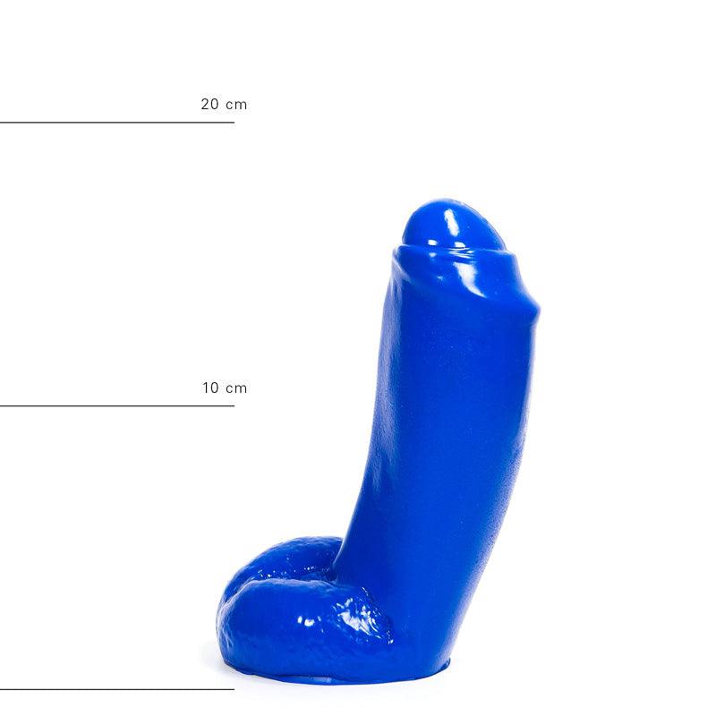 All Blue - Dildo 18 x 5.5 cm - Blauw