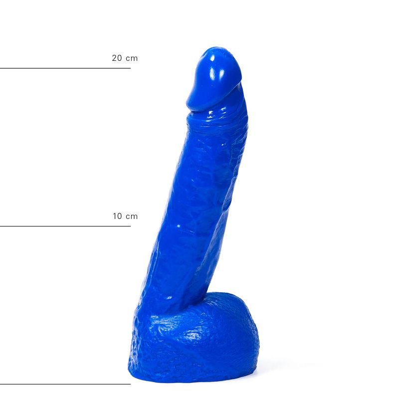 All Blue - Dildo 22 x 4.5 cm - Blauw