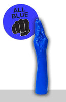 All Blue - Fisting Dildo 37 x 7 cm - Blauw