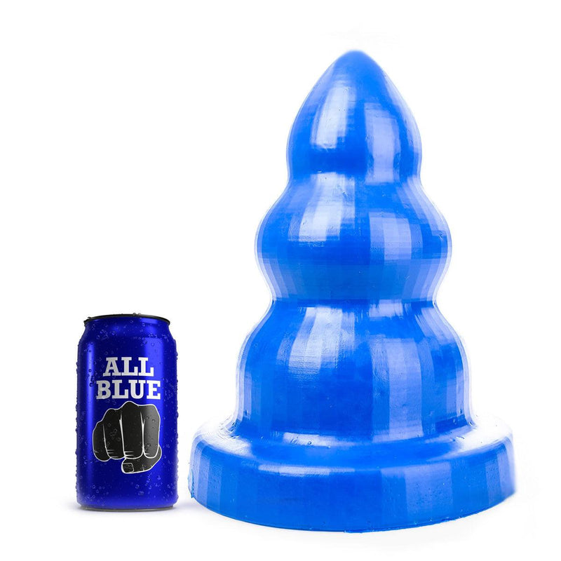 All Blue - Triple Pleasure Buttplug - Blauw