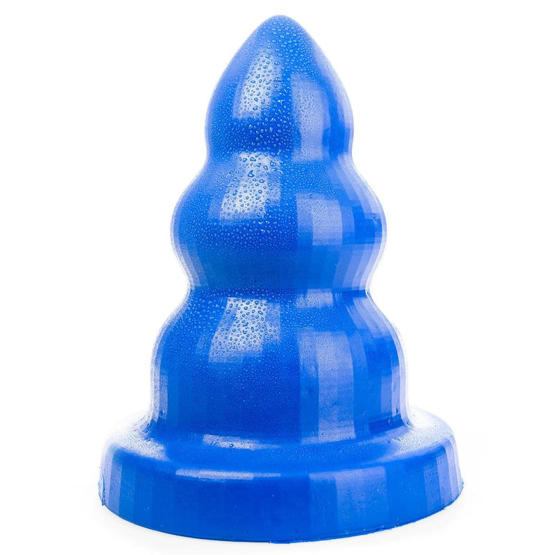 All Blue - Triple Pleasure Buttplug - Blauw