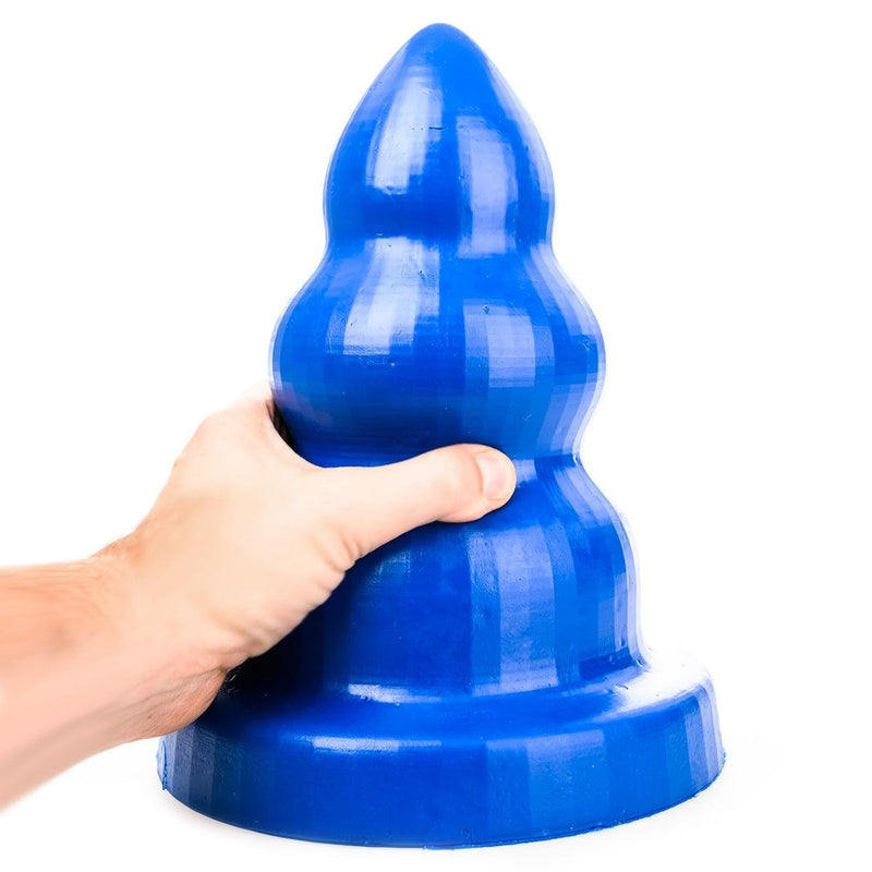 All Blue - Triple Pleasure Buttplug - Blauw