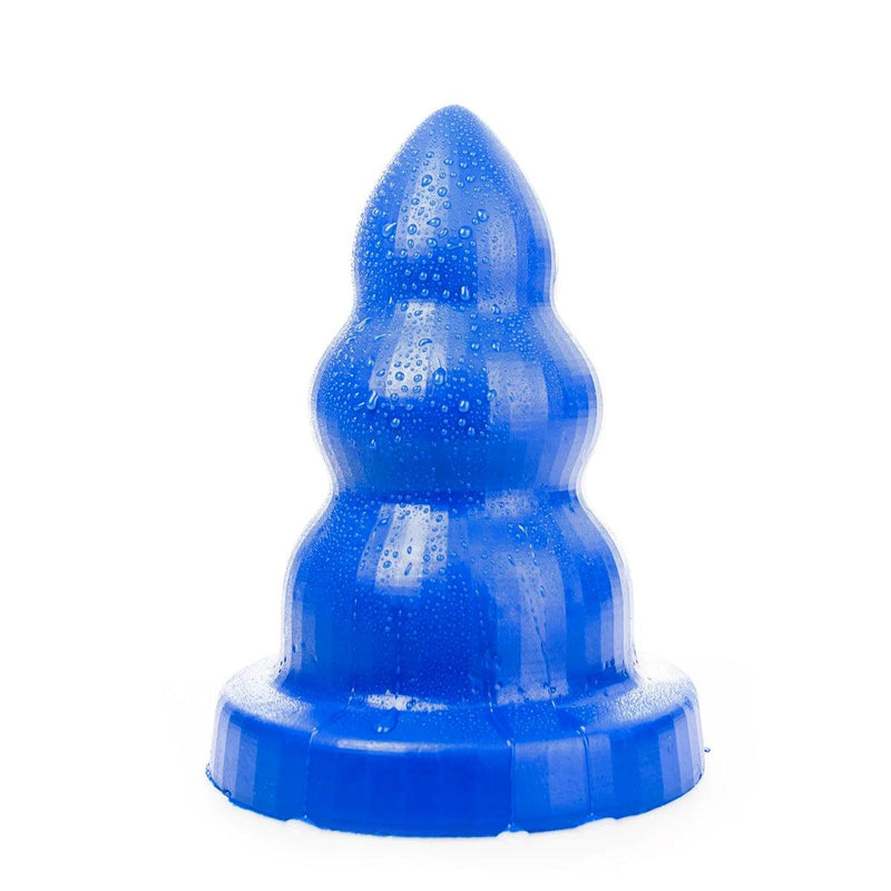 All Blue - Triple Pleasure Buttplug - Blauw