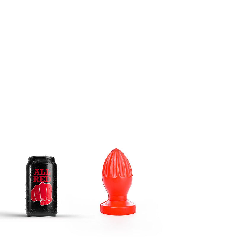 All Red - Buttplug 12 x 5 cm - Rood