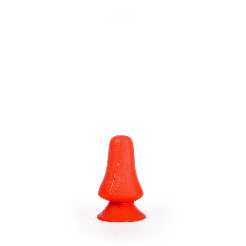 All Red - Buttplug 12 x 7 cm - Rood