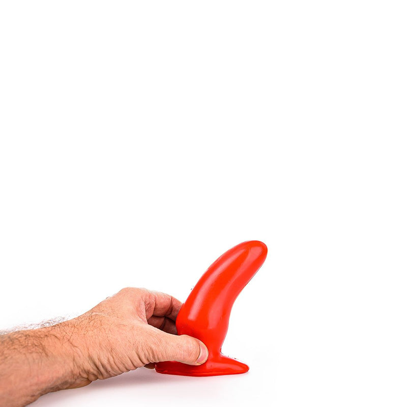 All Red - Buttplug 13 x 5 cm - Rood