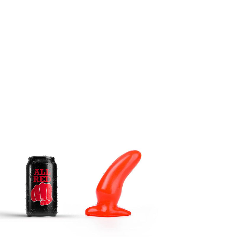 All Red - Buttplug 13 x 5 cm - Rood