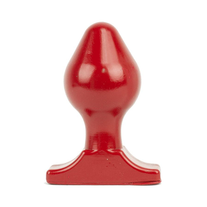 All Red - Buttplug 16 x 8 cm - Rood