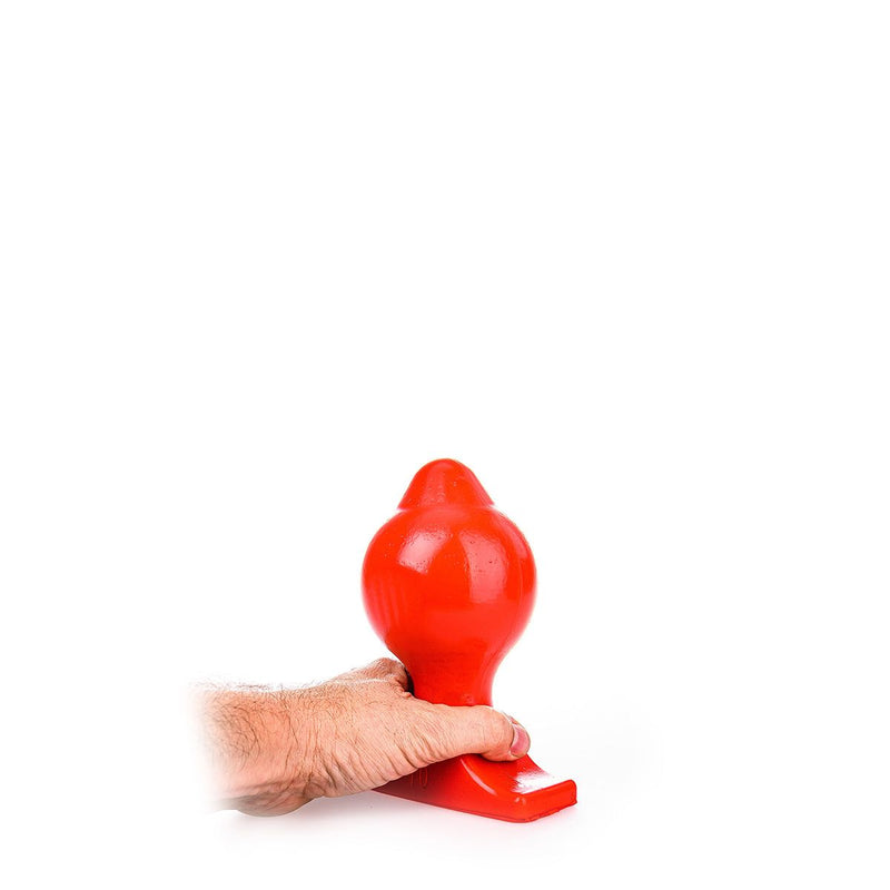 All Red - Buttplug 18 x 10 cm - Rood