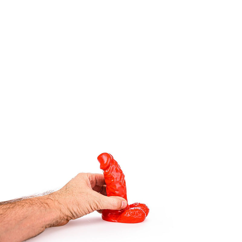 All Red - Dildo 13 x 4,5 cm - Rood