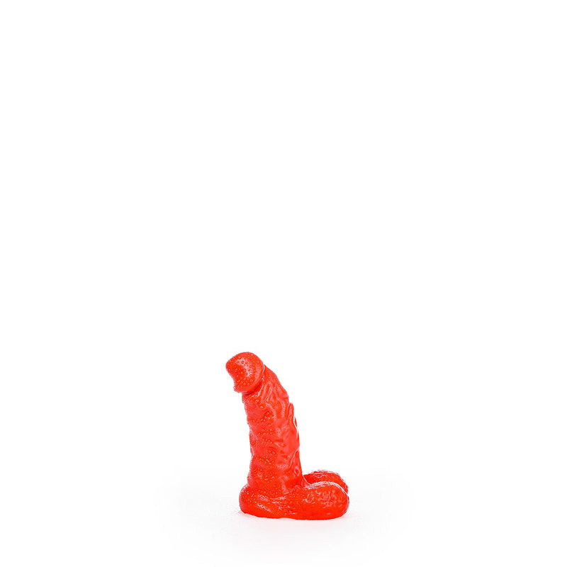 All Red - Dildo 13 x 4,5 cm - Rood