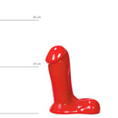 All Red - Dildo 14 x 5 cm - Rood