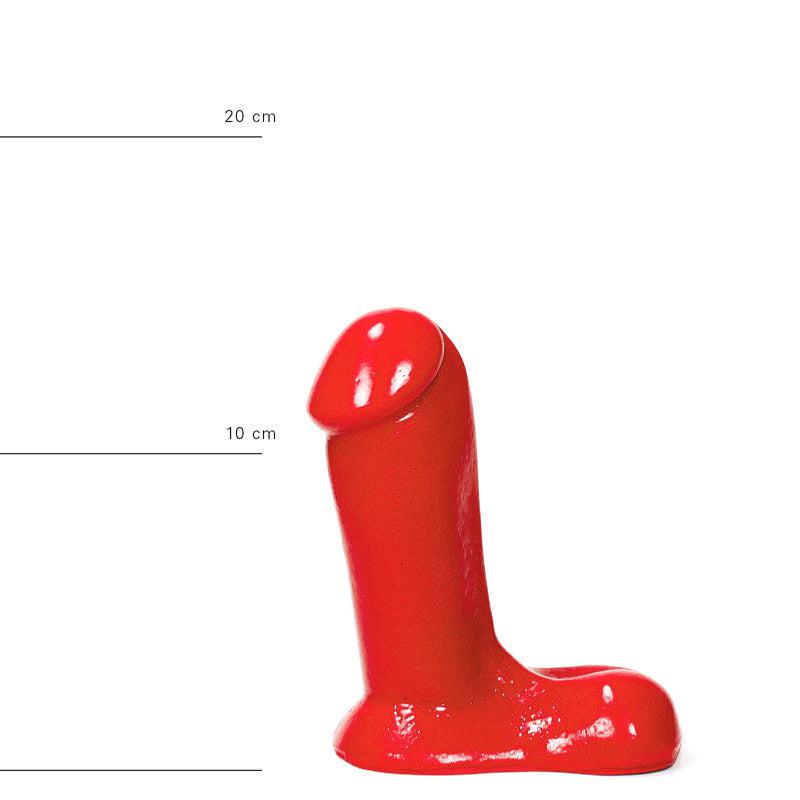 All Red - Dildo 14 x 5 cm - Rood