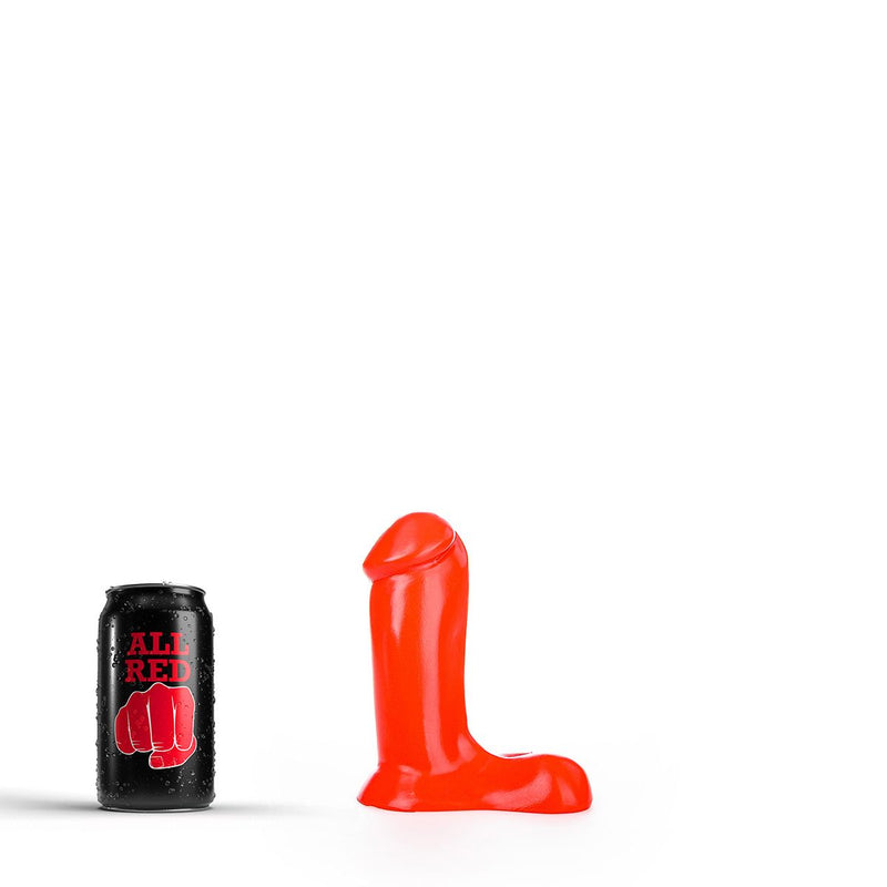 All Red - Dildo 14 x 5 cm - Rood