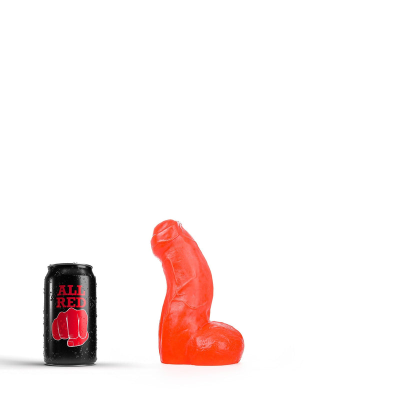 All Red - Dildo 17 x 5 cm - Rood