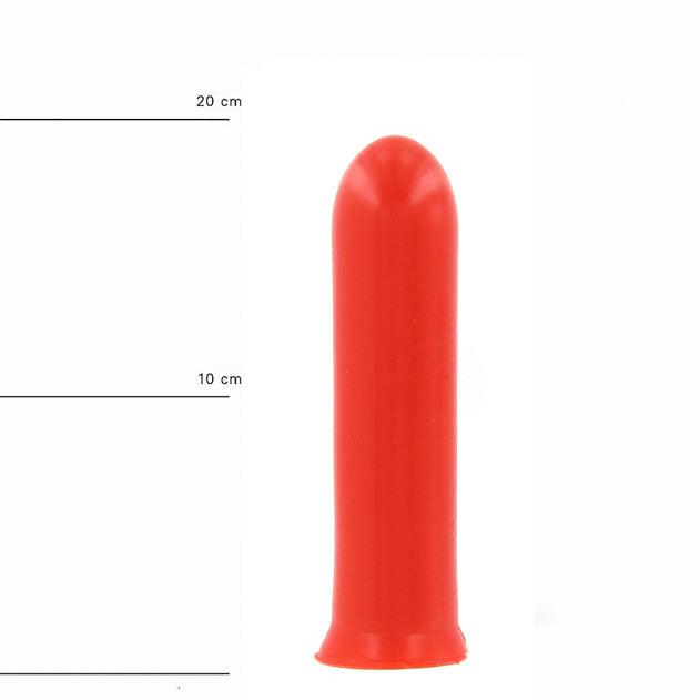 All Red - Dildo 19 x 4,5 cm - Rood