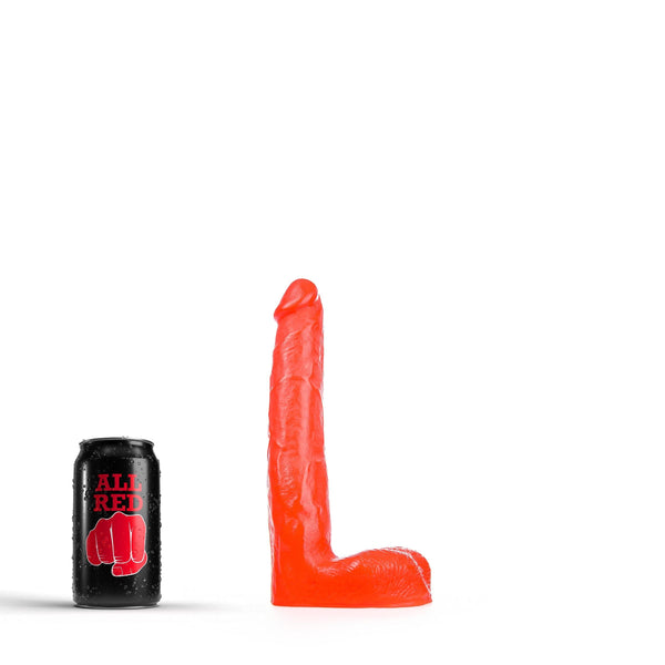 All Red - Dildo 21 x 3,5 cm - Rood-Erotiekvoordeel.nl