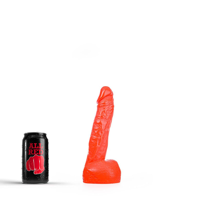 All Red - Dildo 22 x 4,5 cm - Rood