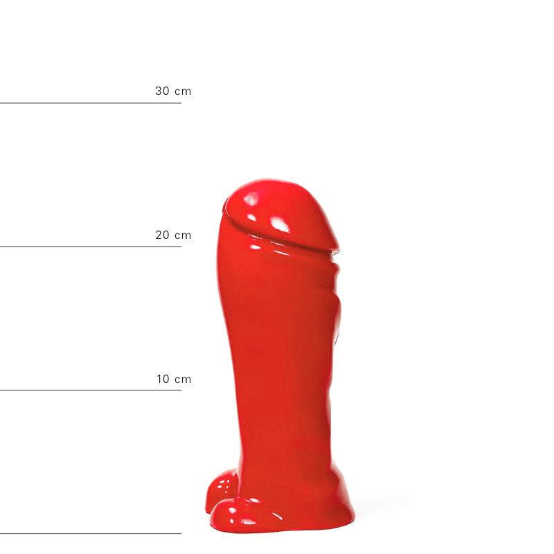 All Red - Dildo 22 x 8 cm - Rood