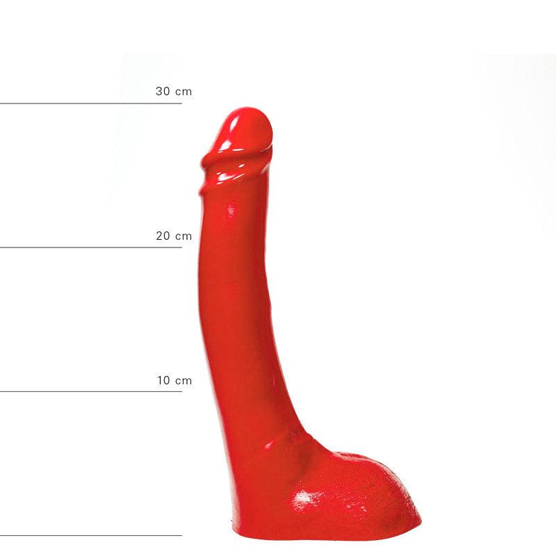 All Red - Dildo 29 x 5 cm - Rood