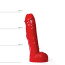 All Red - Dildo 29 x 5.5 cm - Rood