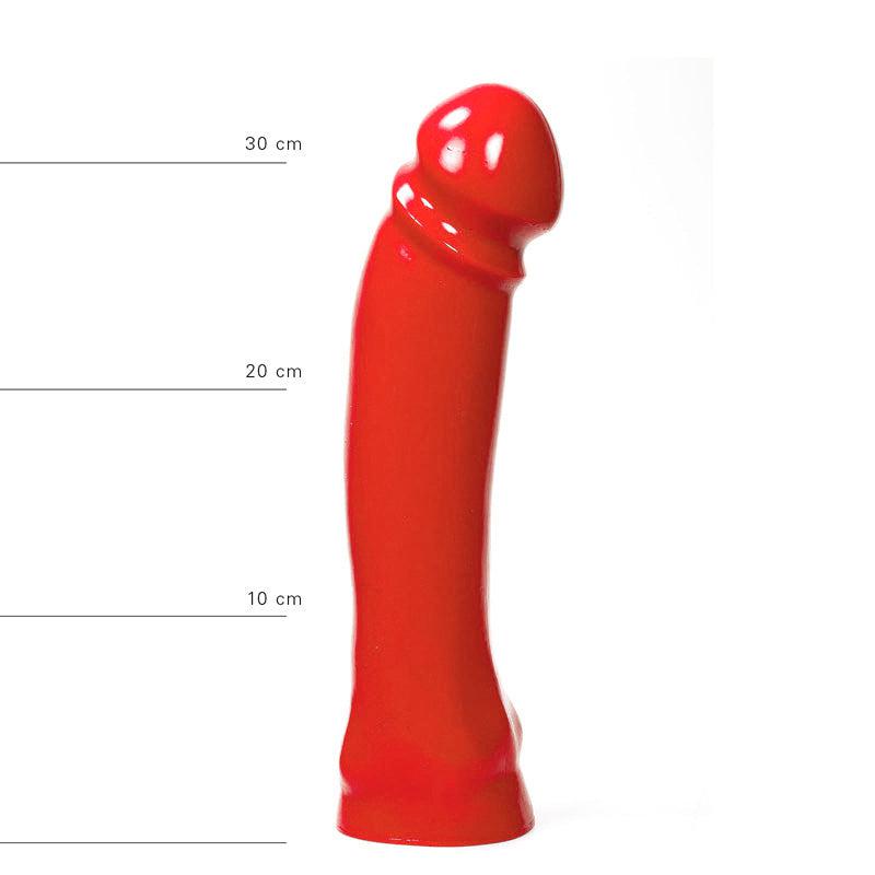 All Red - Dildo 33 x 7 cm - Rood-Erotiekvoordeel.nl