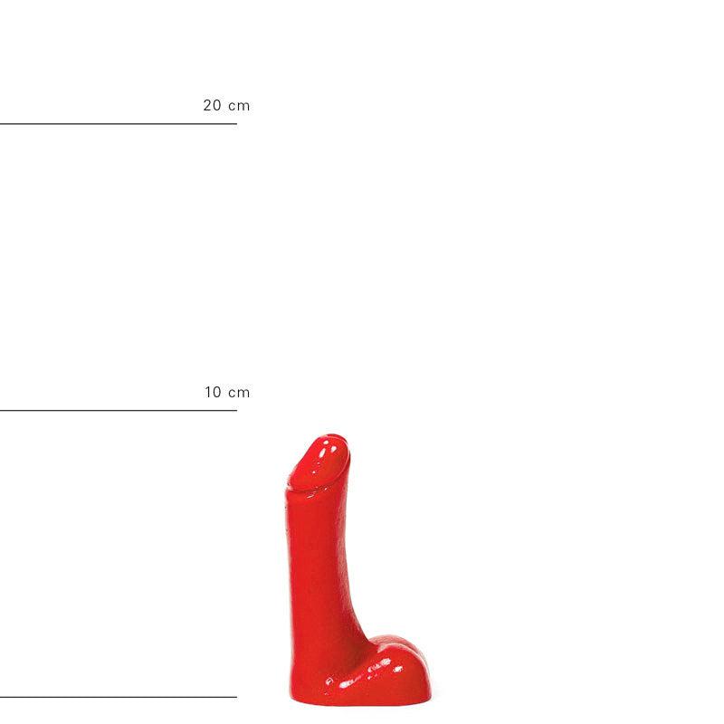 All Red - Dildo 9 x 2 cm - Rood