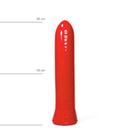 All Red - Gladde Rechte Dildo 22 x 5 cm - Rood