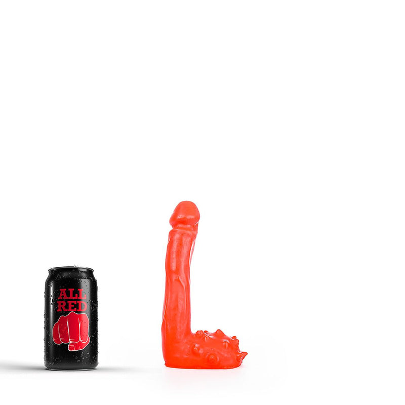 All Red - Klassieke Dildo 15 x 2,5 cm Rood