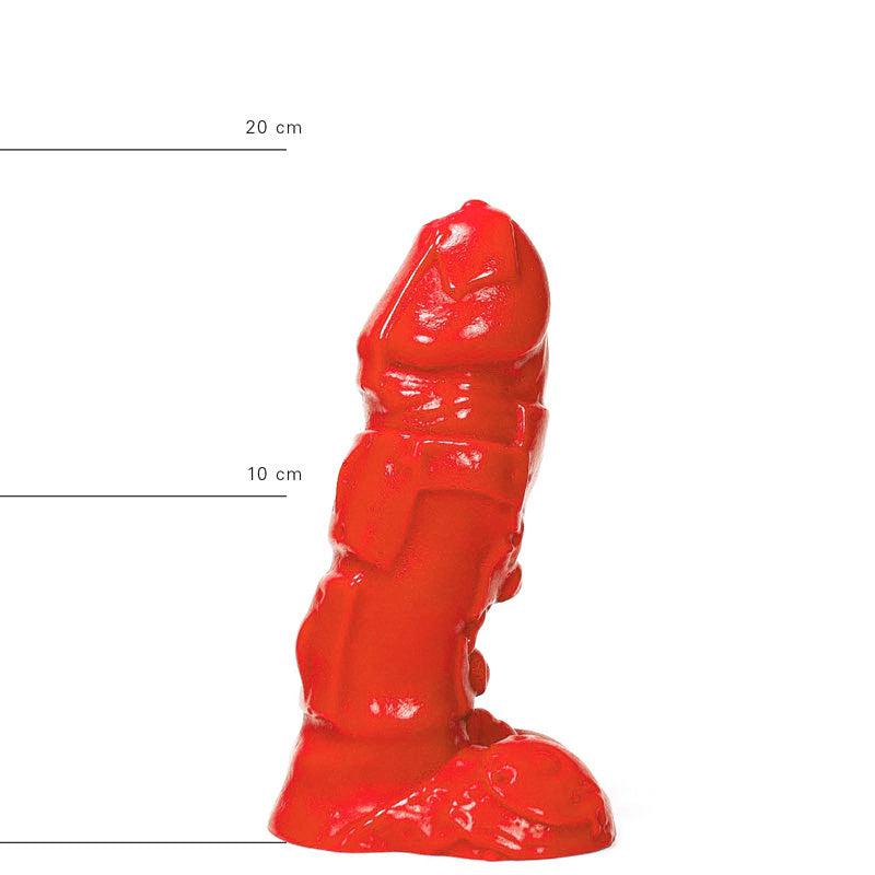 All Red - Klassieke Dildo 18 x 4 cm - Rood