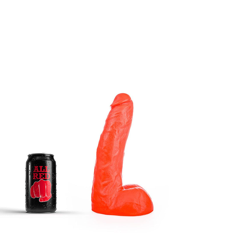 All Red - Klassieke Dildo 22 x 5,4 cm - Rood