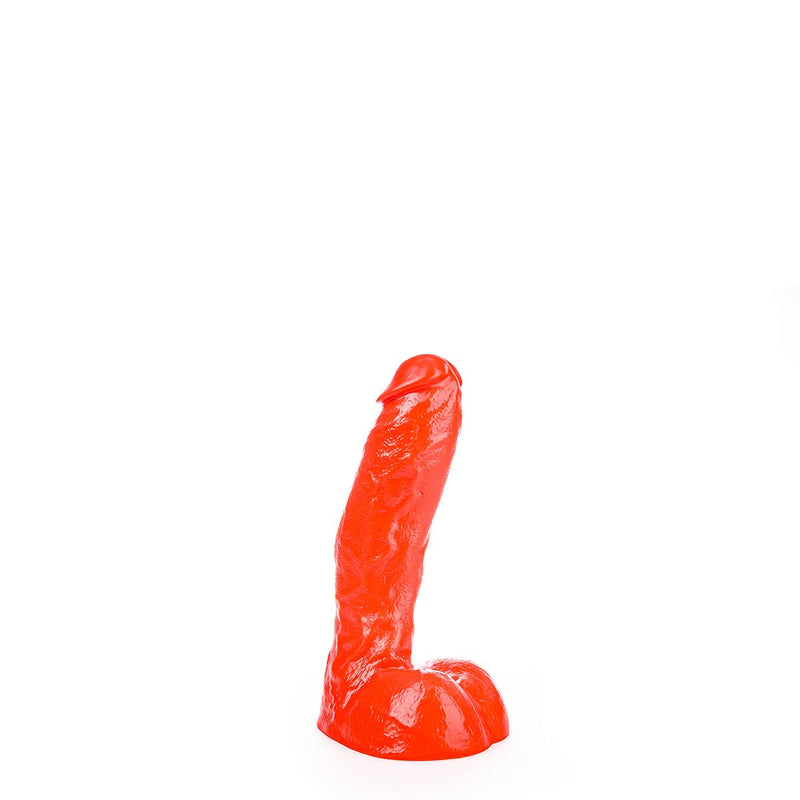 All Red - Klassieke Dildo 25,5 x 4,1 cm - Rood