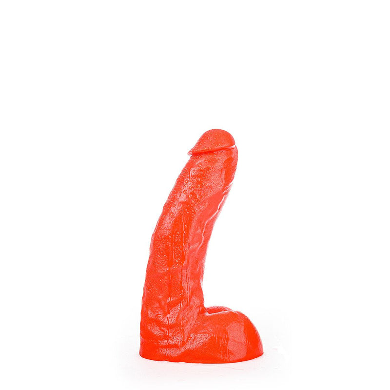 All Red - Klassieke Dildo 25,5 x 4,1 cm - Rood