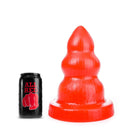 All Red - Triple Pleasure Buttplug - Rood
