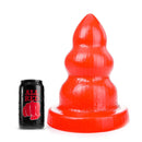 All Red - Triple Pleasure Buttplug - Rood