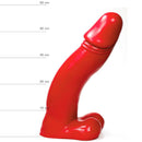 All Red - XXL Dildo 45 x 9 cm - Rood