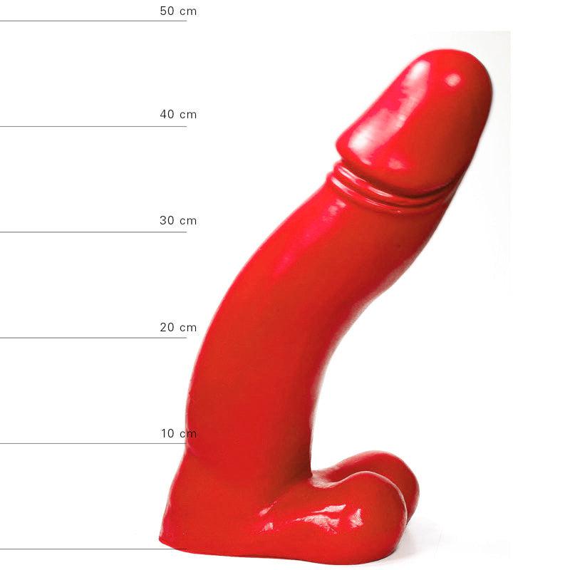 All Red - XXL Dildo 45 x 9 cm - Rood