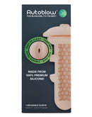 Autoblow - A.I. Siliconen Vagina Sleeve - Lichte Huidskleur-Erotiekvoordeel.nl