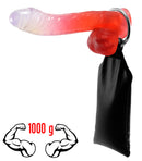 Balzak Gewicht In Leren zakje Strong Man Met Ring - 1.000 gram