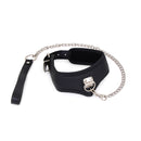 Basic Collar Met leash Van PU leer