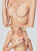 Bunny Plak BH - Strapless Lift Effect - Zelfklevende Borst Lift Beha - Onzichtbaar & Herbruikbaar - Zwart & Huidskleur - 2 paar - maat S/M-Erotiekvoordeel.nl