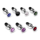 Buttplug RVS Met Roze Kristal - Small