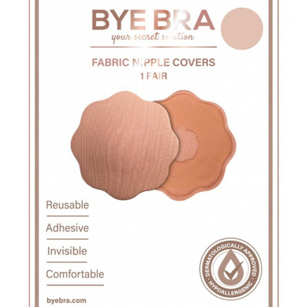 Bye Bra - Siliconen Tepel Covers 1 paar - Lichte Huidskleur