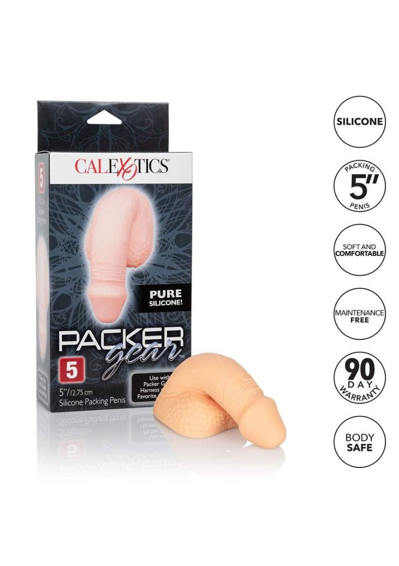 Calexotics - Siliconen Packing Penis - Slappe Penis - FtM Drag - 12,75 cm - lichte huidskleur-Erotiekvoordeel.nl